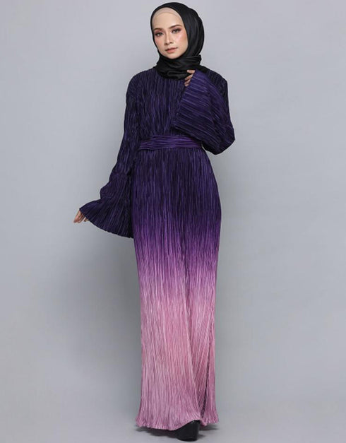 Dubai Abaya with Flared Sleeves for Women