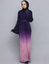 Dubai Abaya with Flared Sleeves for Women