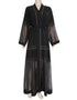 Diamond-Embellished Abaya Dress for Women