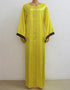 Dubai Maxi Bazin Abaya with Long Sleeves and African Design