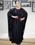 Black Dubai Line Partywear kaftan for Women