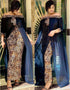 Black Dubai Line Partywear Abaya for Women