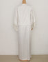 Dubai Maxi Abaya with African Print and Gold Beading