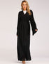 Modest Cardigan with Pleated Sleeves for a Classic Middle Eastern Look