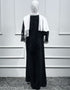 Modest Abaya Dress with Sequined Cloak