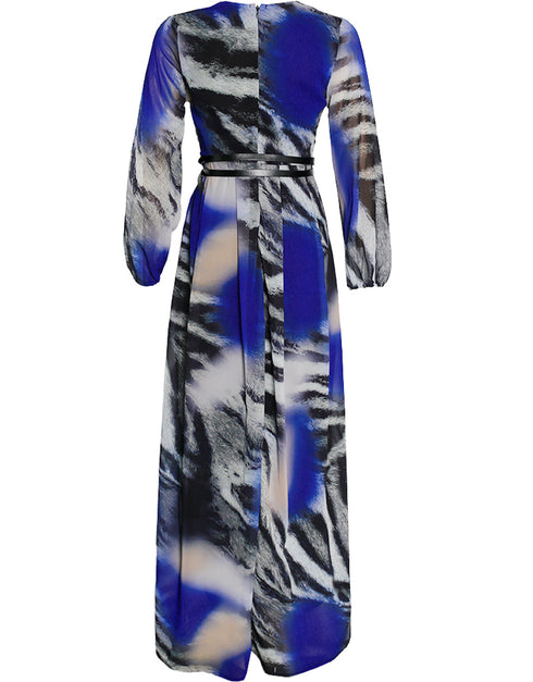 Dubai Abaya Kaftan with V-neck