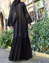 Modest Cardigan with Pleated Sleeves for a Classic Middle Eastern Look