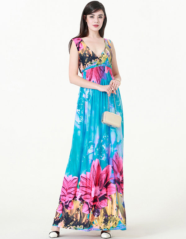 Dubai Abaya: A Summery V-Neck Dress for the Holidays