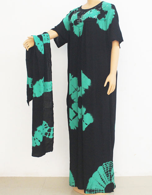 Dubai Maxi Abaya with Long Sleeves for Women