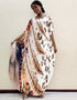 Women's O-Neck Leopard Print Batwing Sleeve African Dress