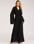Modest Cardigan with Pleated Sleeves for a Classic Middle Eastern Look