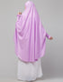 Trending Stretchable Jersey smoking at sleeve Jilbab cum prayer khimar Hijab