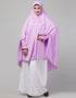 Trending Stretchable Jersey smoking at sleeve Jilbab cum prayer khimar Hijab