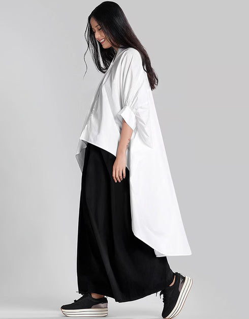 White Natural Cotton Gown