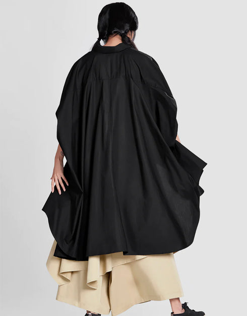Black Natural Cotton Gown