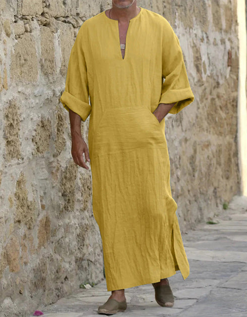 Long and Elegant: Men's Thobes for a Timeless Middle Eastern Look