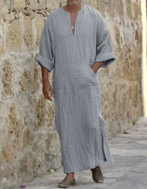 Long and Elegant: Men's Thobes for a Timeless Middle Eastern Look