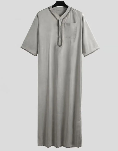 Graceful Ramadan Elegance: Embrace Tradition with Embroidered Long Robes and Kaftan Dresses for Men
