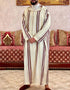 Red Accents for Ramadan: Stand Out in a Stylish Jubba Thobe