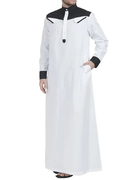 Elevate Your Style: Modern Thobes with a Touch of Contrast