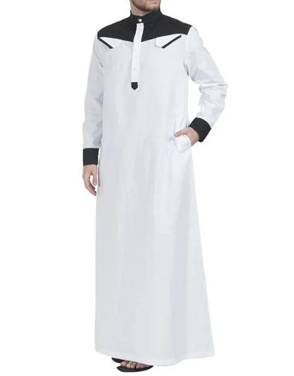 Elevate Your Style: Modern Thobes with a Touch of Contrast
