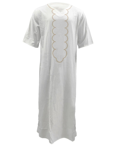 Flowing Comfort: Ethnic Retro Jumpsuit for Muslim Men