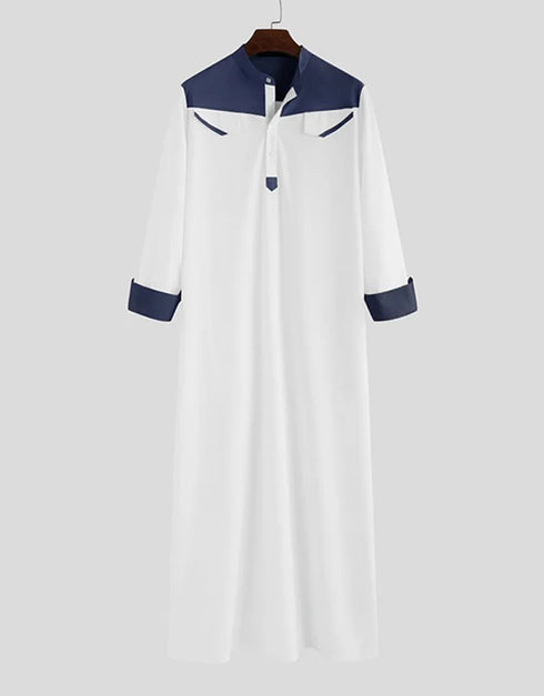 Elevate Your Style: Modern Thobes with a Touch of Contrast