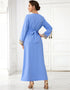 Ramadan Eid Mubarak Satin Abaya for Muslim Women: A Modest and Elegant Dress for Special Occasions