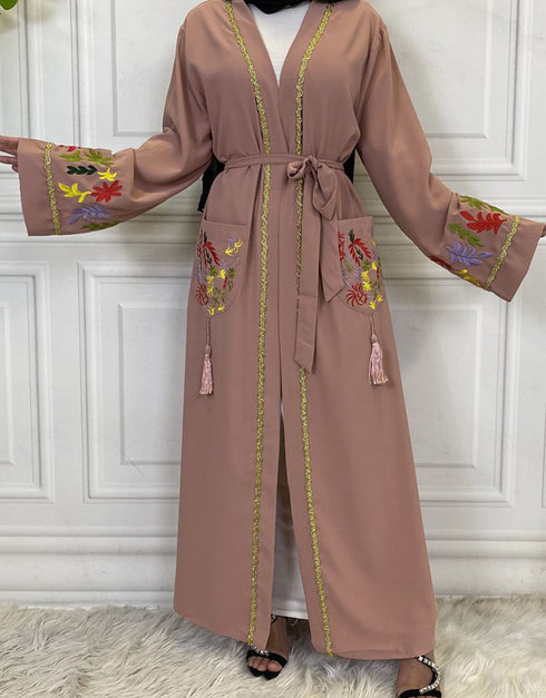 Kaftans Open Beautiful Casual Abaya