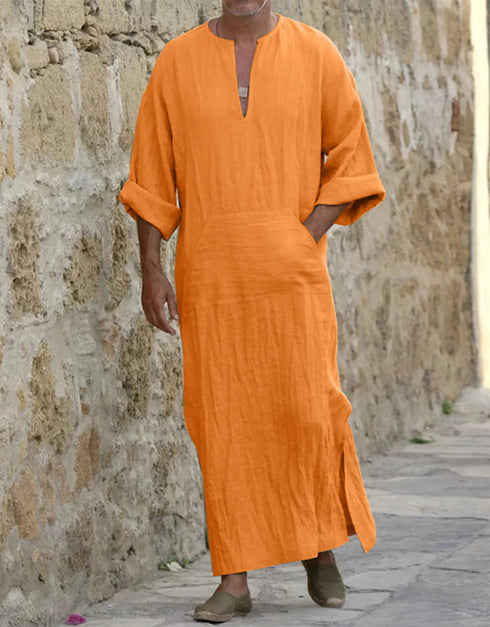 Long and Elegant: Men's Thobes for a Timeless Middle Eastern Look