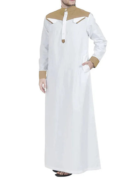 Elevate Your Style: Modern Thobes with a Touch of Contrast