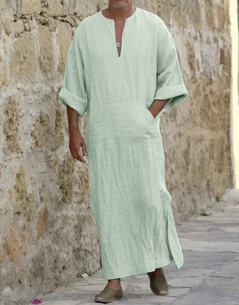 Long and Elegant: Men's Thobes for a Timeless Middle Eastern Look