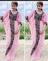 Dubai Abaya with Arabic Kaftan Style and Leopard Print