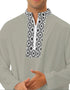 Men's Loose Zip-Up Robe for Ramadan and Eid