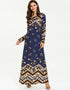 Flowing Elegance: Printed Wave Abayas from Dubai