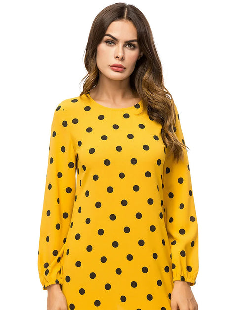 Dots and Drapes: A Dubai Abaya with a Global Flair