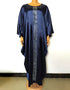 Where Tradition Meets Trend: Silk-Kissed Abaya Maxi in Bold African Print