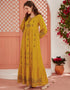 Flowing Embroidered Abaya: A Touch of Elegance