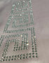 Embrace the Fusion: Vintage Silk Beaded Abaya Maxi in Dazzling African Design