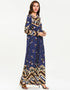 Flowing Elegance: Printed Wave Abayas from Dubai