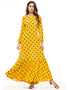 Dots and Drapes: A Dubai Abaya with a Global Flair