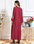 The Abaya That Dares to Dream in Dots: A Casual Dance of Ethnic Threads and Autumn Hues