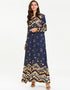 Flowing Elegance: Printed Wave Abayas from Dubai