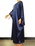 Where Tradition Meets Trend: Silk-Kissed Abaya Maxi in Bold African Print