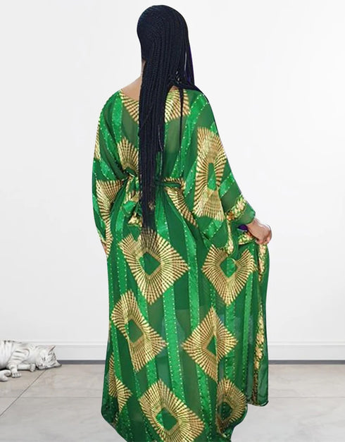 Unveiling Confidence: A Mosaic Muslimah in Modern Prints