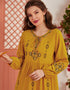 Flowing Embroidered Abaya: A Touch of Elegance