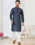 Readymade Kurta Payjama Wedding collection Pickled Bluewood Kurta Cotton ethnic butti Payjama Front View