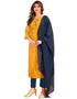 Yellow Cotton Pant Suit Back View