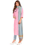 Pink Cotton Pant Suit Back View