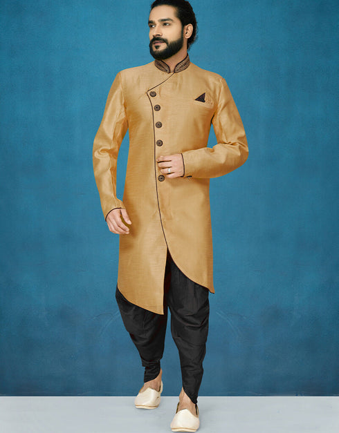 Chiku Kurta Dhupion Art Silk Dhoti